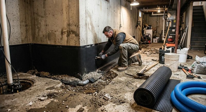 Basement Foundation Sealing in Fredericksburg, VA