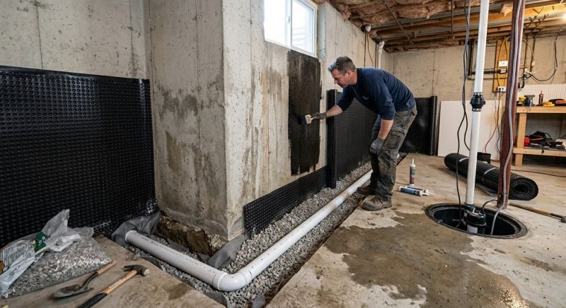 Basement Waterproofing in Fredericksburg, VA